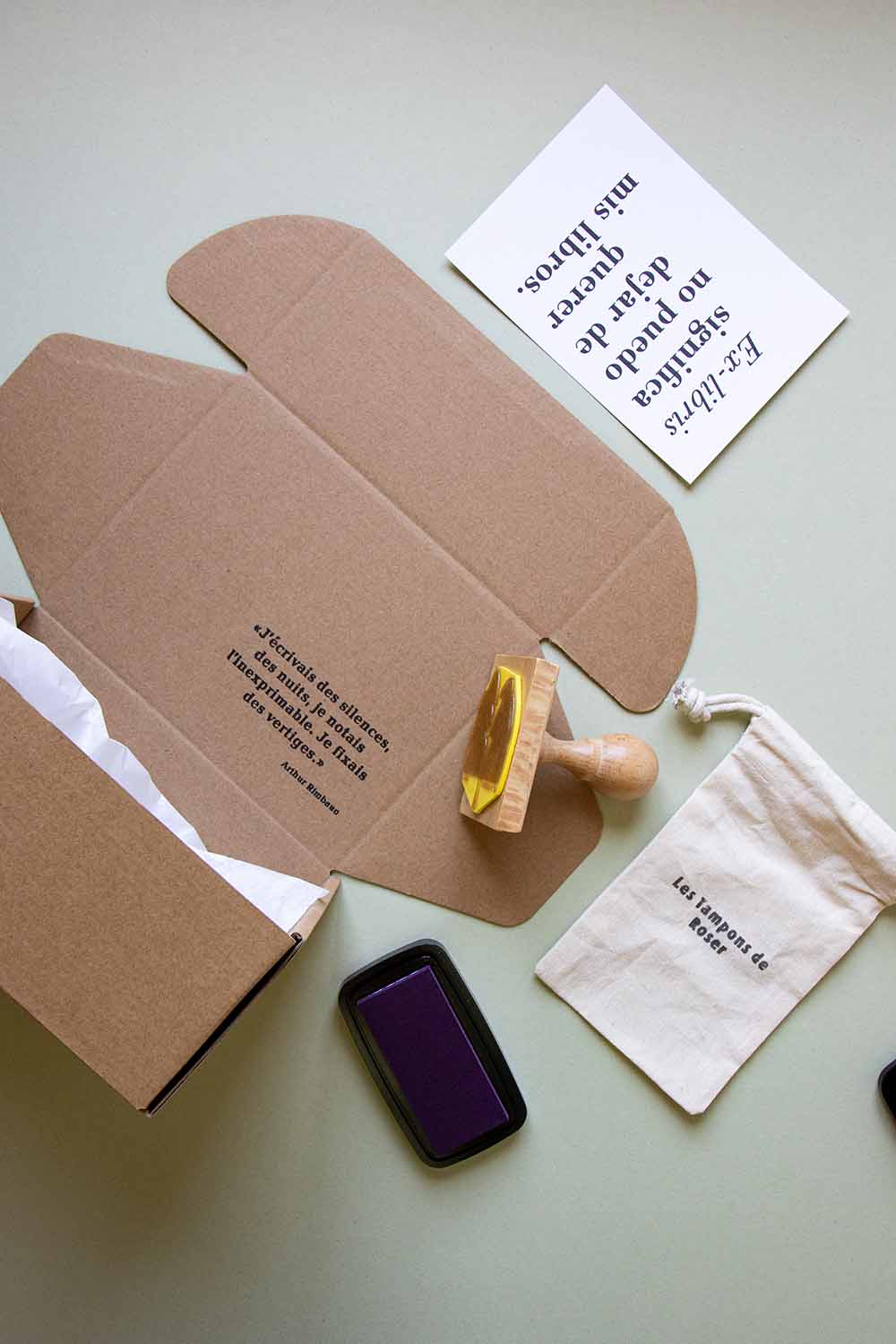 Envoltorio ex-libris árbol llorón