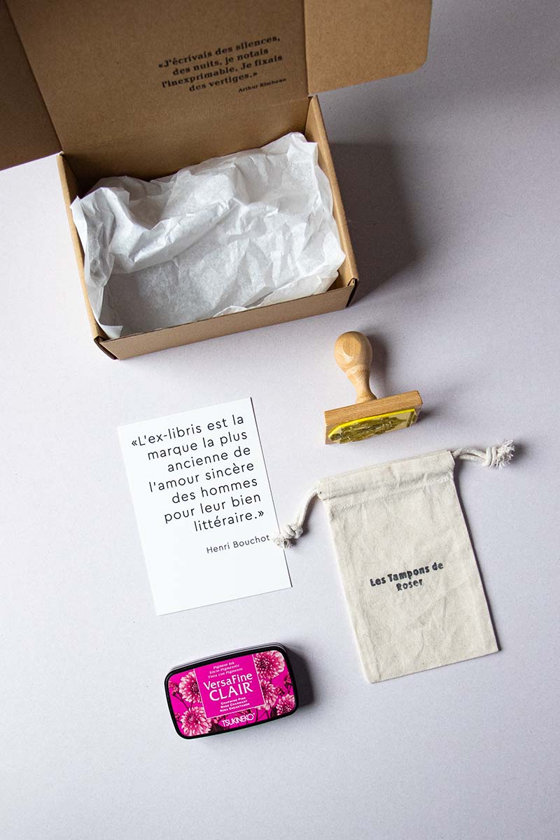 Envoltorio ex-libris Escudo con pluma