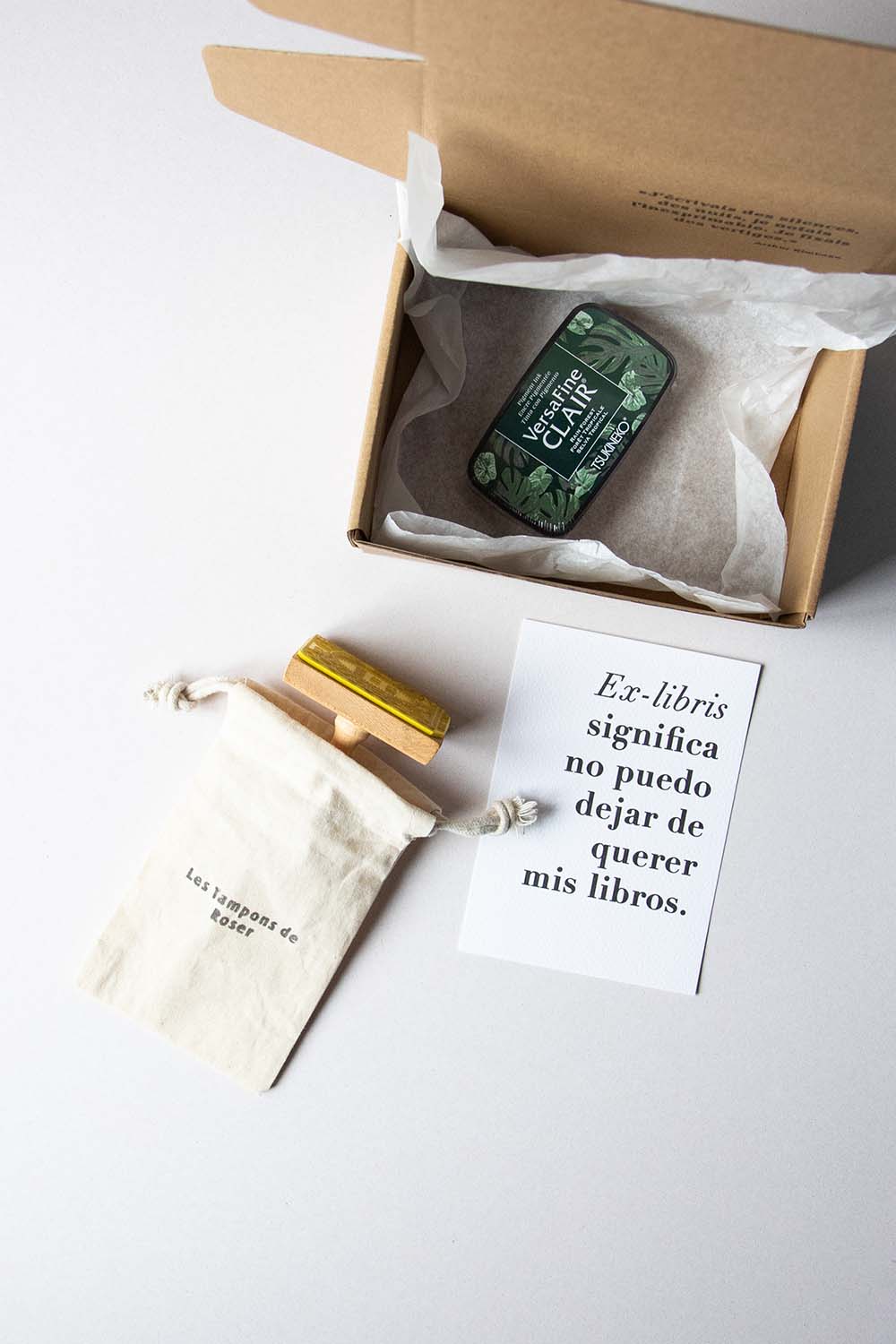 Envoltorio ex-libris libro de rosas