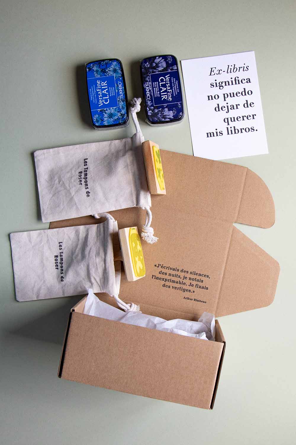 Envoltorio ex-libris mariposas