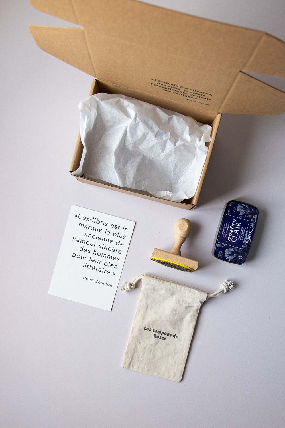 Envoltorio ex-libris motivos florales