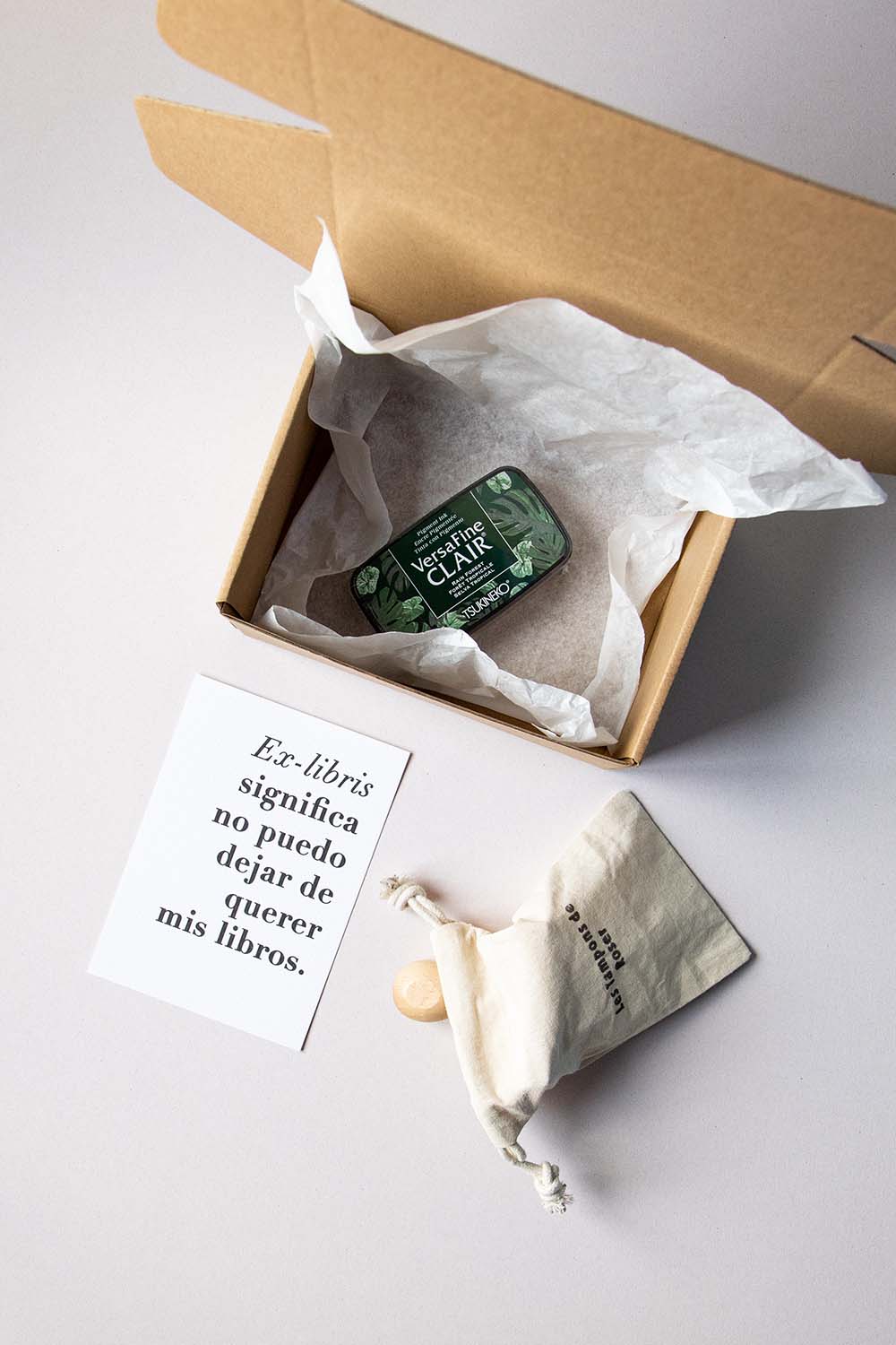 Envoltorio ex-libris petirrojo