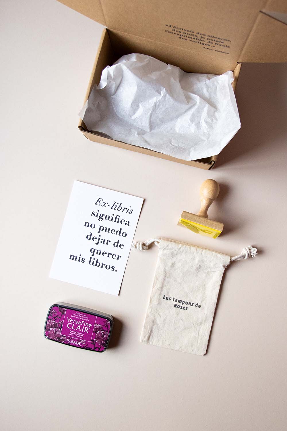 Envoltorio ex-libris búho