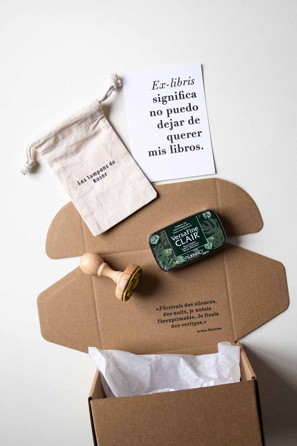 Envoltorio ex-libris Corona de laurel