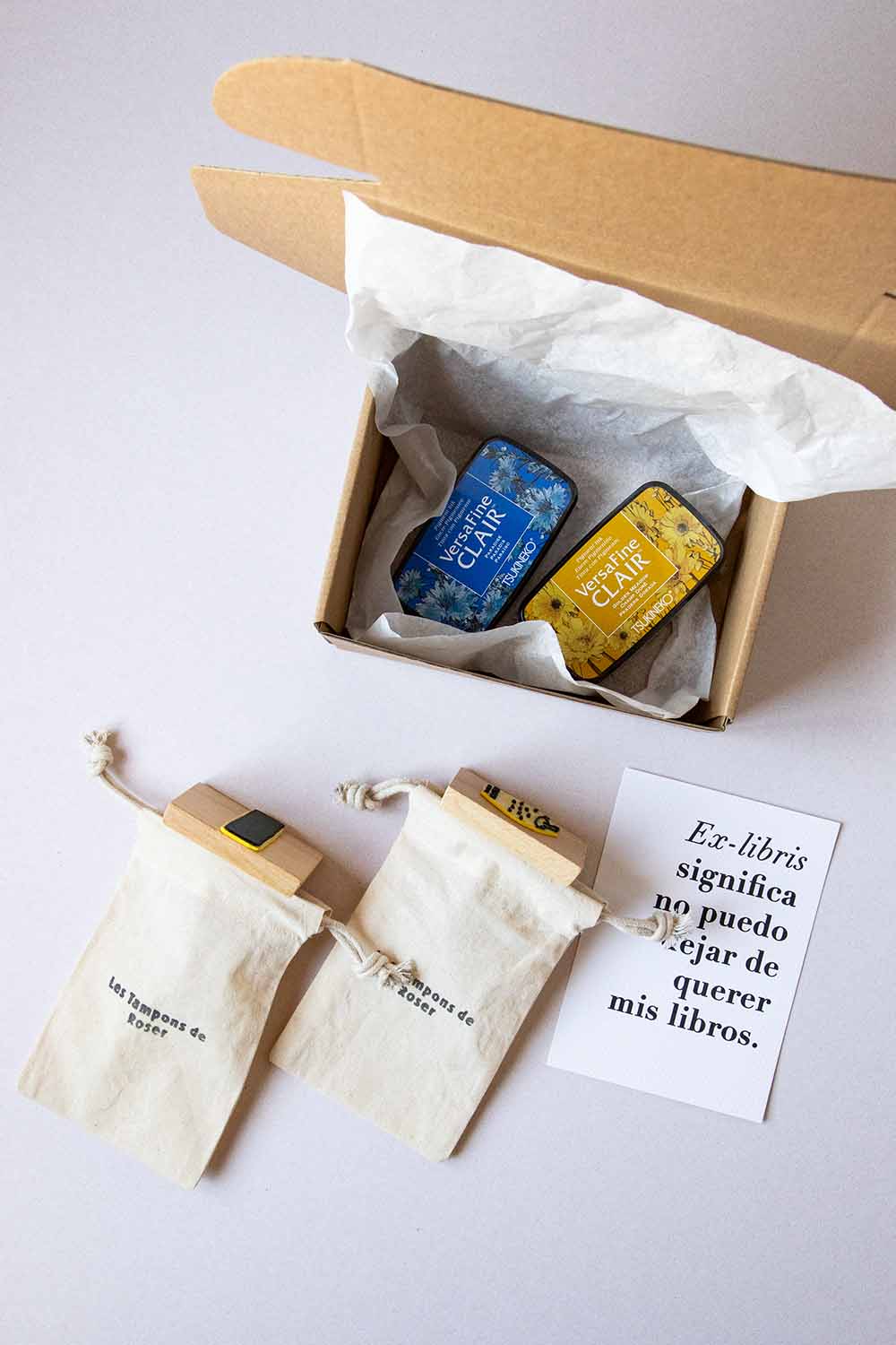 Envoltorio ex-libris gaviota y horizonte