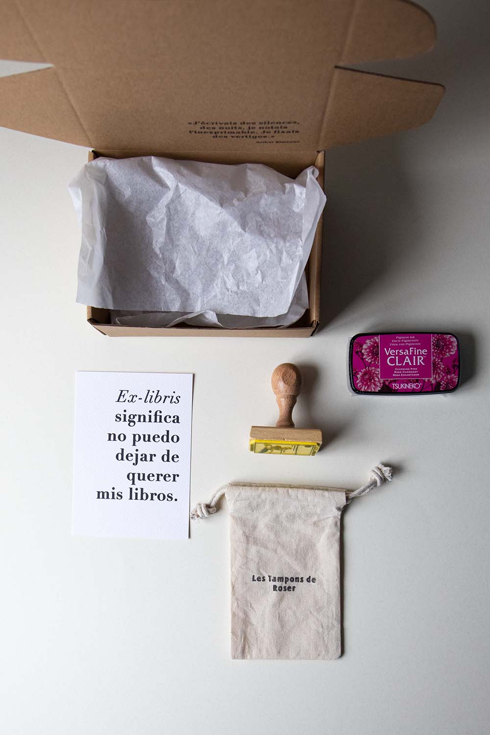 Envoltorio ex-libris lectura junto al mar