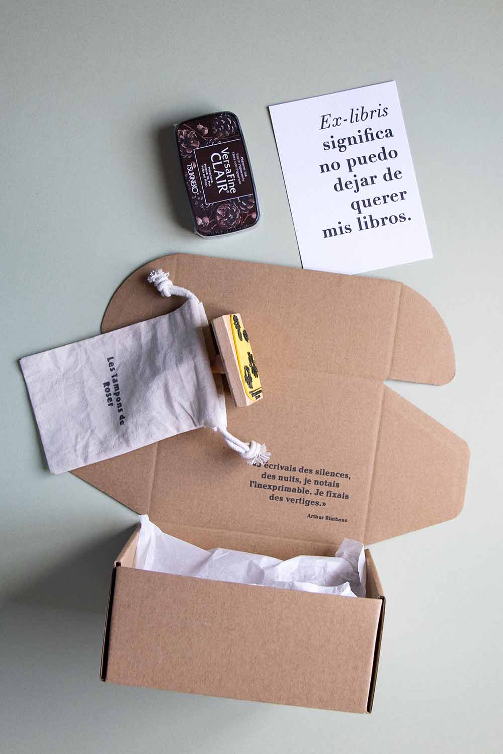 Envoltorio ex-libris margaritas