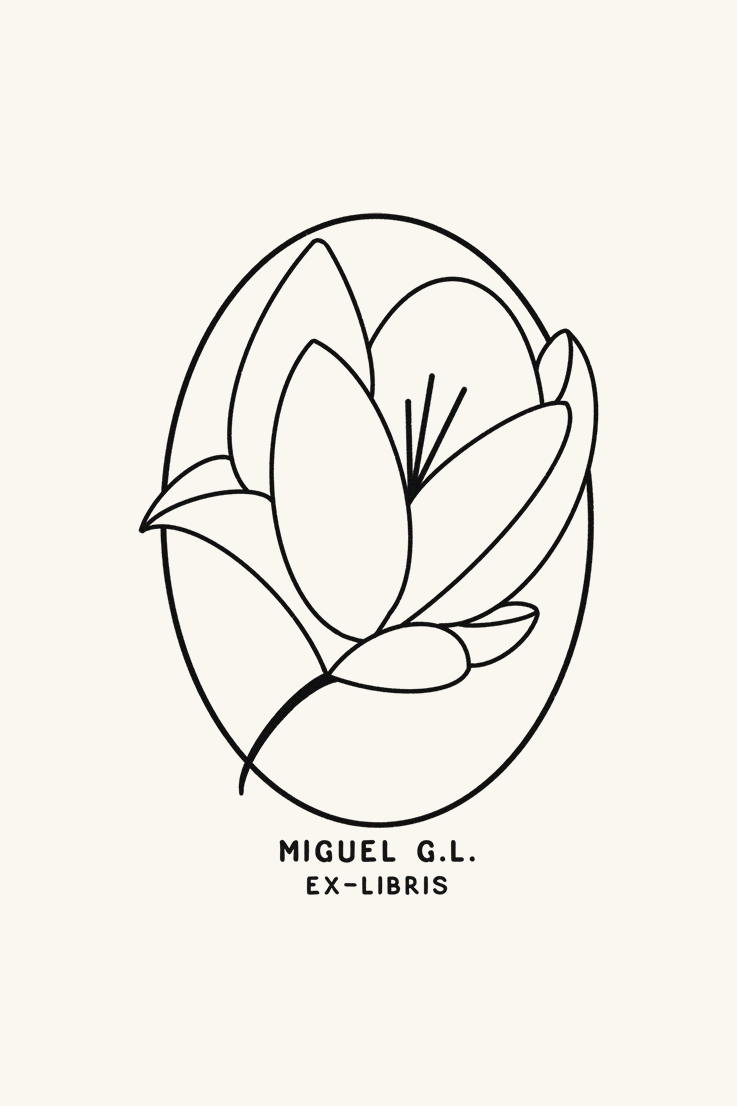 Dibujo de una flor magnolia
