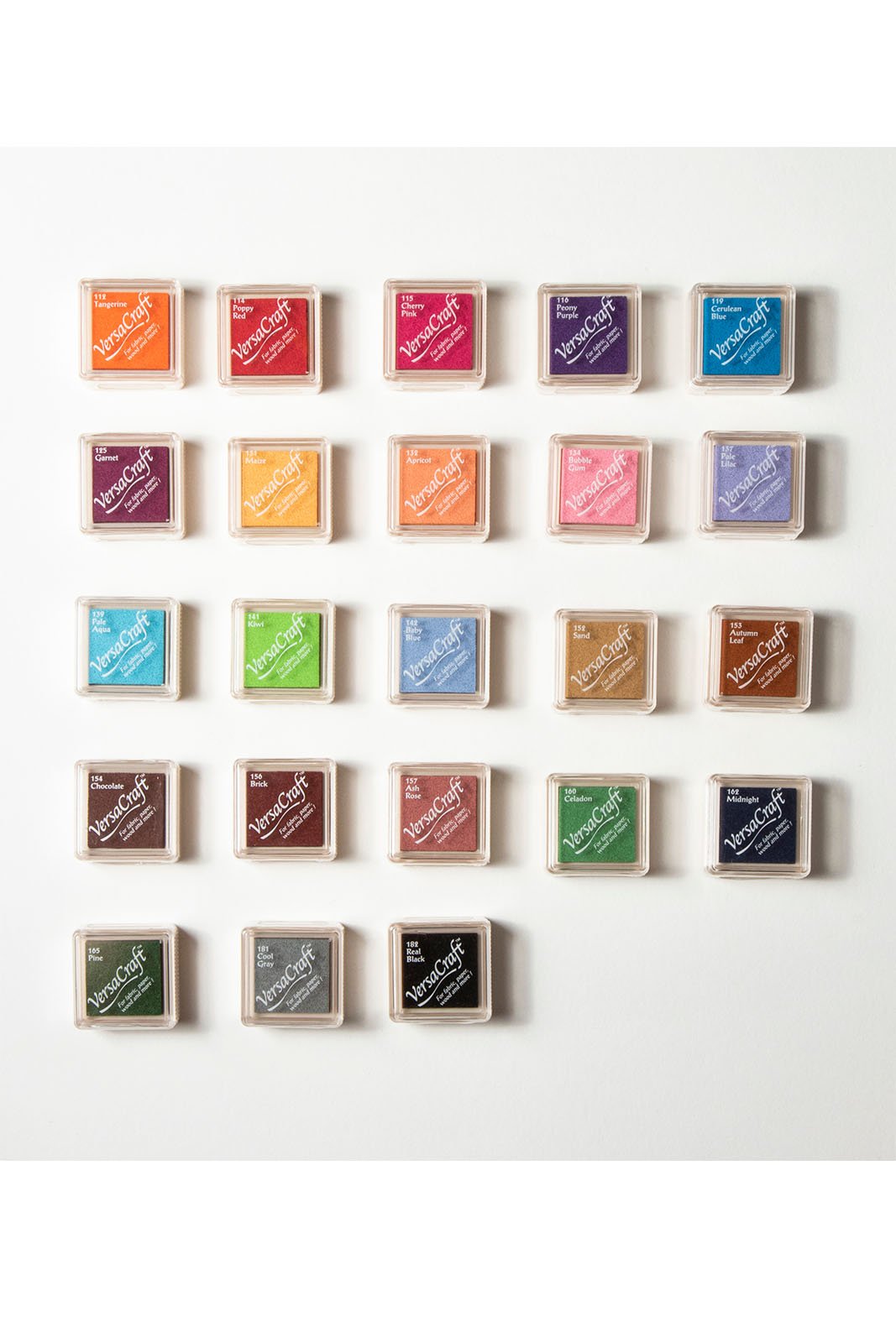 Mini almohadillas de tintas de varios colores